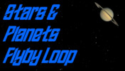 Thumbnail 🚀 Stars & Planets flyby projection loop