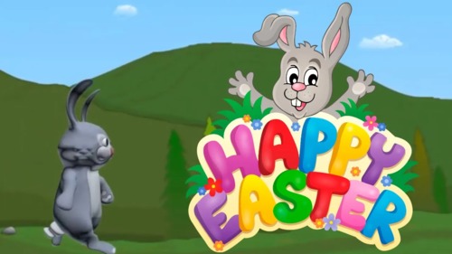 Product picture 🐰 Easter Bunny Walking Loop (Projection Decoration)